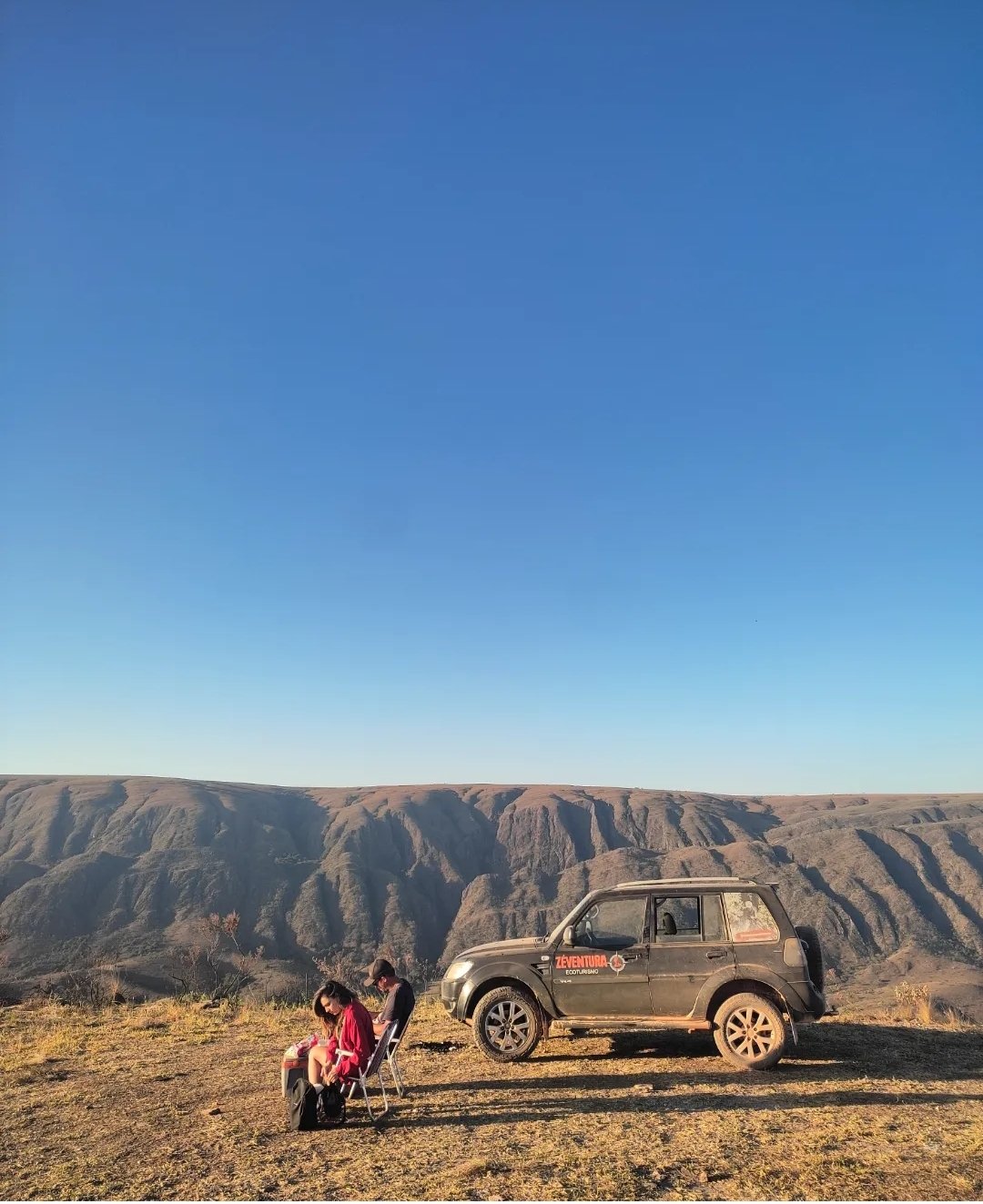 Veículo 4x4 da Zeventura na Serra da Canastra